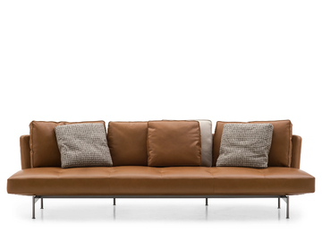 SAKÉ - 4 seater leather sofa by B&B Italia - view 2